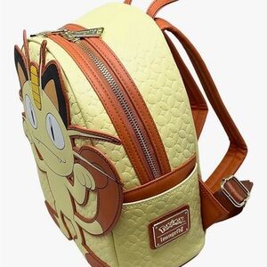 Loungefly Meowth Character Backpack New Pokémon Meowth Cosplay